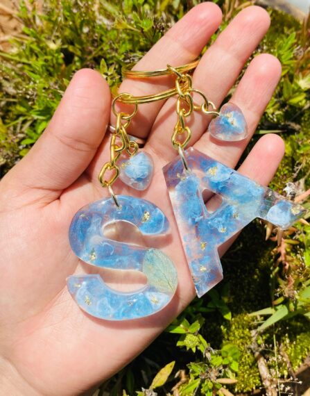 Resin keychain