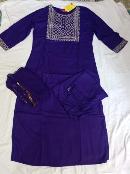 3 piece kurti set ( kurti+ pant+ dupatta)