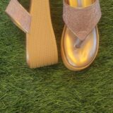 Golden ladies footwear