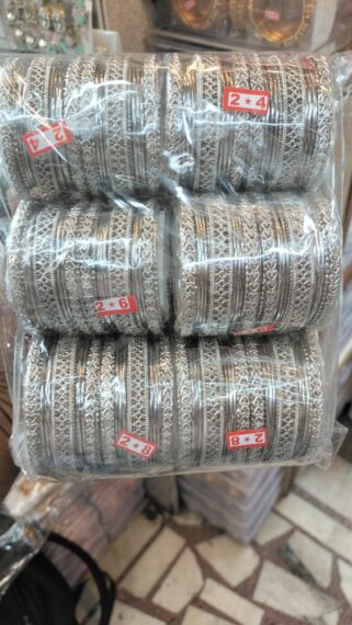 Silver bangles