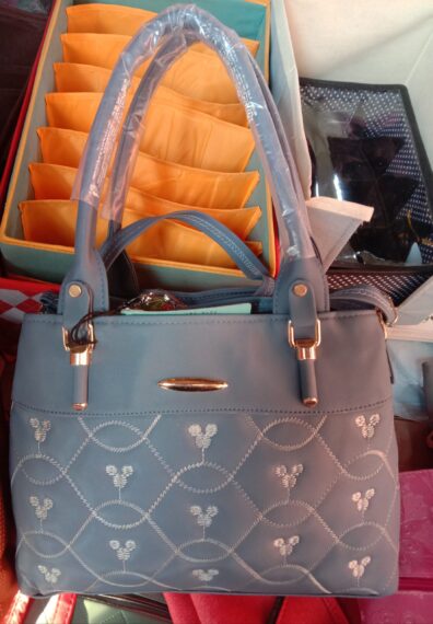 Light blue ladies purse