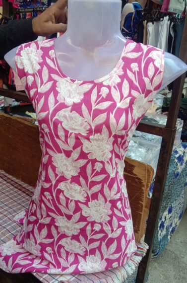 Pink short kurti