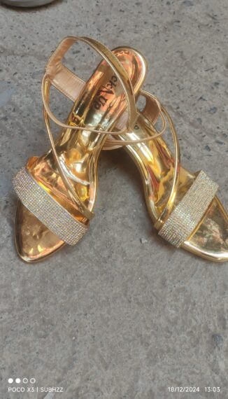 Golden sandal
