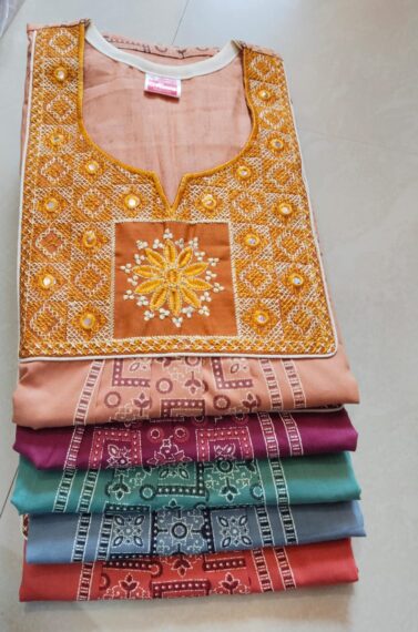 colourful cotton maxi