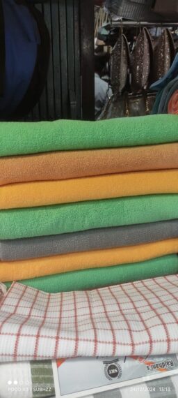 colourful towels