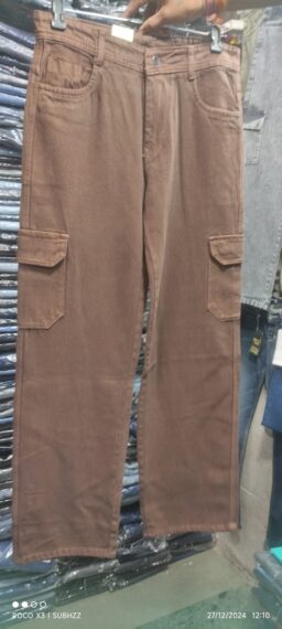 pocket brown jeans