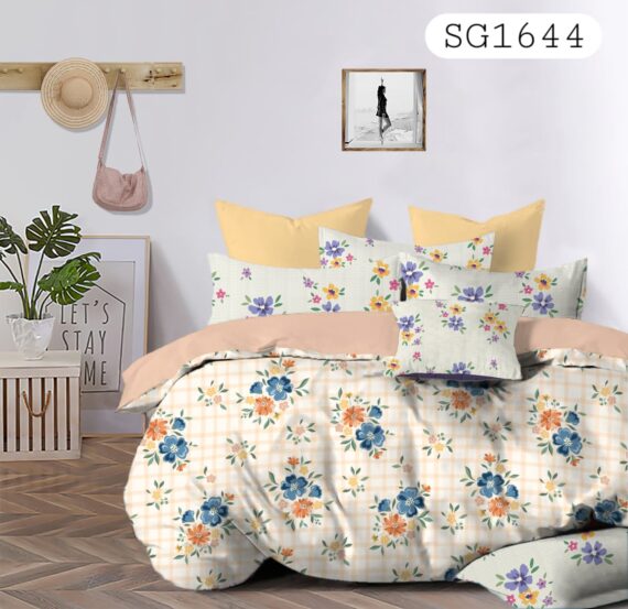 white double bed sheet