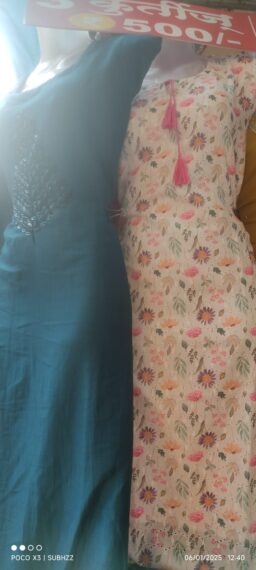 Dark blue and white dress