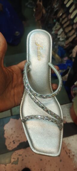 silver sandal